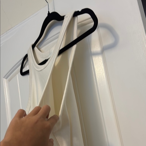 H&M Cream Ribbed Tank Top - Picture 6 of 11